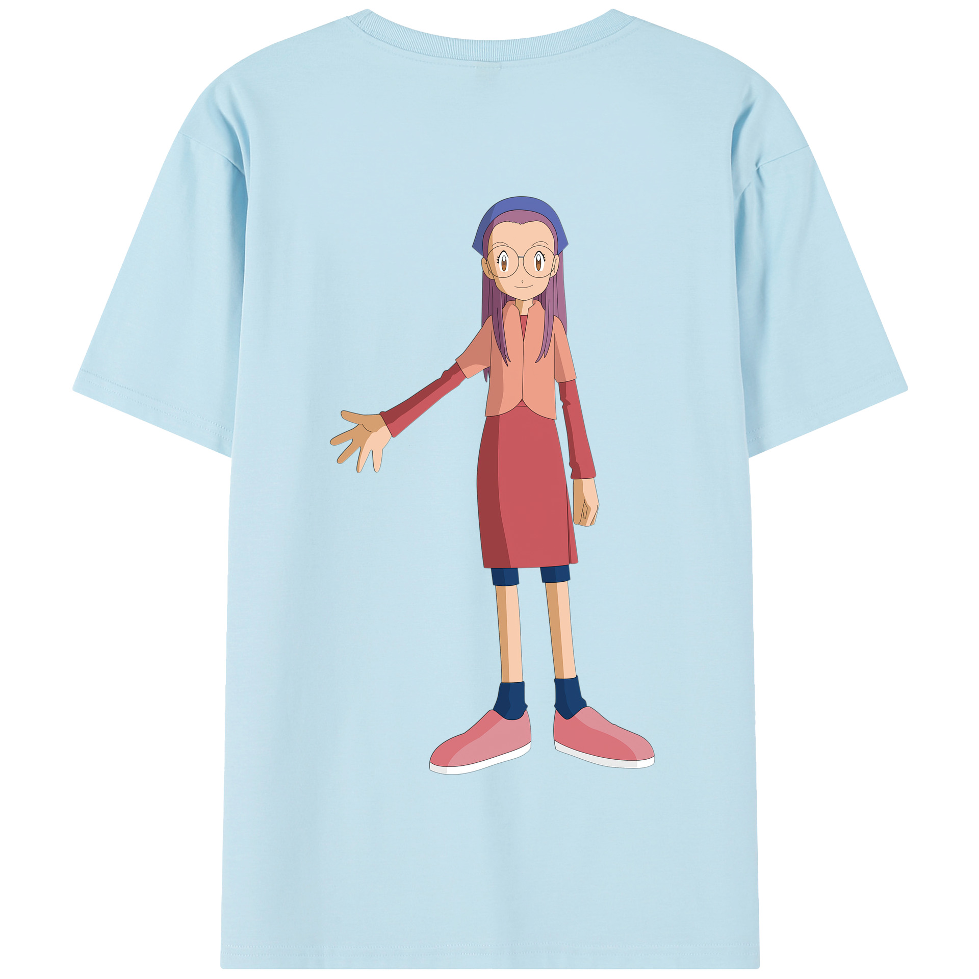 （画像用） Digimon デジタルモンスター/デジモン 綿100％半袖Tシャツ（背面プリント）